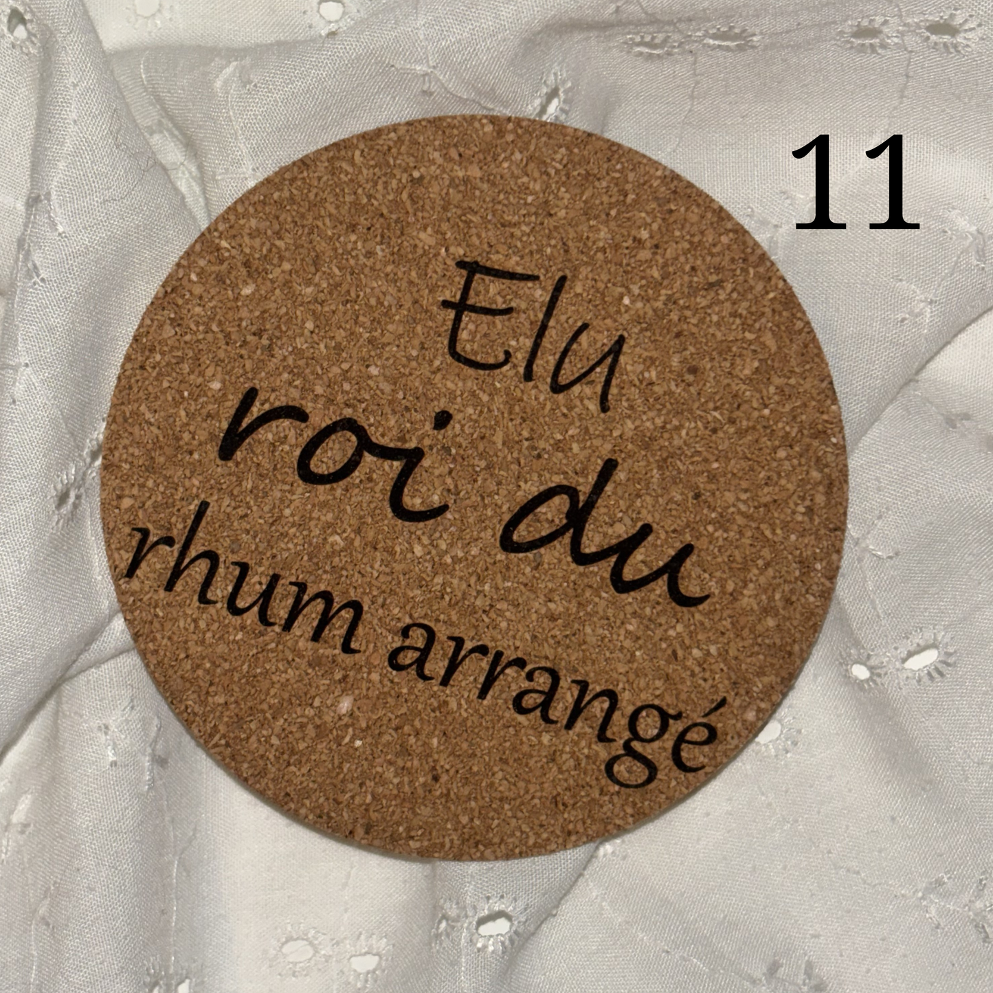 Pack dessous de verre en liège 100% personnalisable