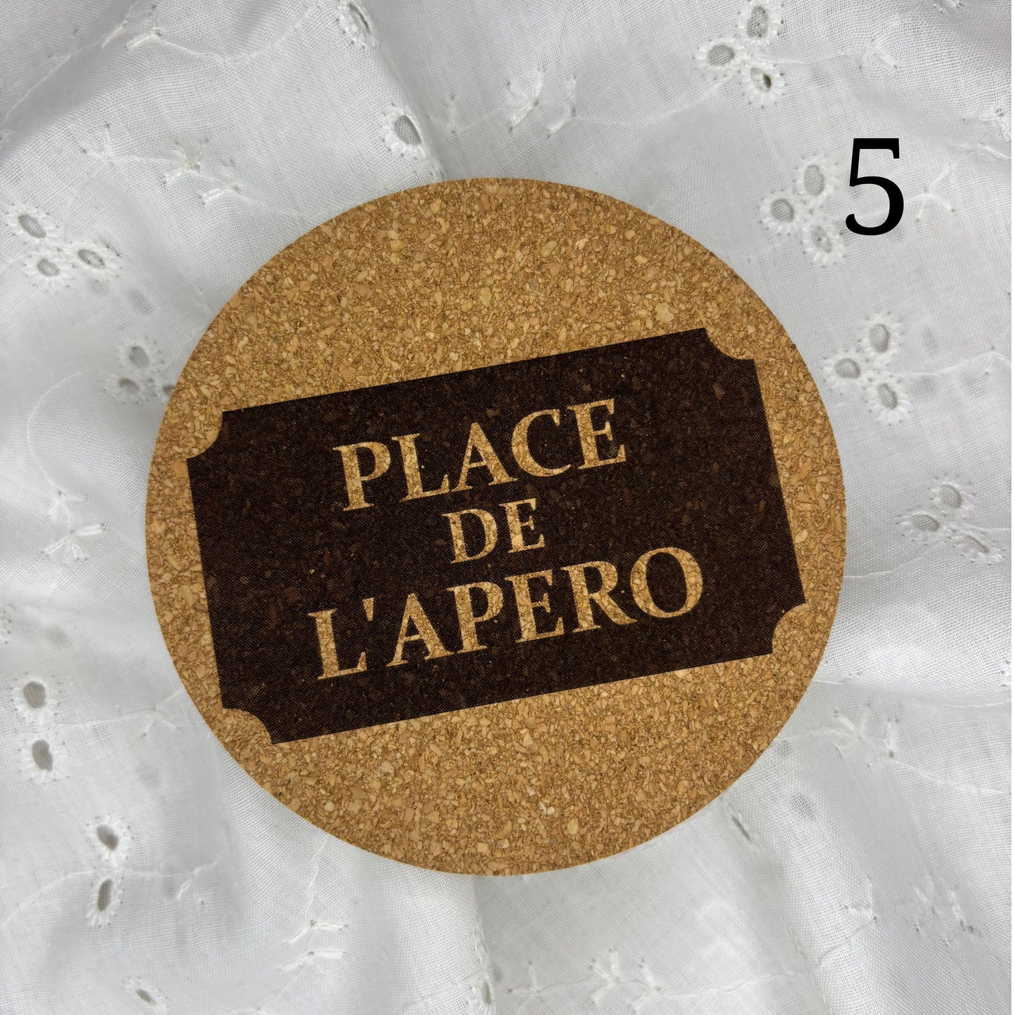 Pack dessous de verre en liège 100% personnalisable