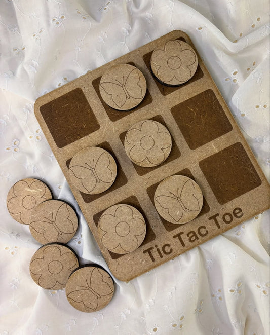 Jeu morpions / tic tac toe formes personnalisable