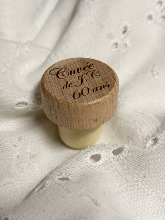 Bouchon personnalisable